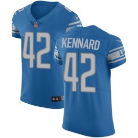Nike Detroit Lions #42 Devon Kennard Blue Team Color Mens Stitched NFL Vapor Untouchable Elite Jersey