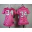 Nike Las Vegas Raiders #34 Bo Jackson Pink New Womens Be Luvd Stitched NFL Elite Jersey
