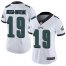 Nike Philadelphia Eagles #19 JJ Arcega-Whiteside White Womens Stitched NFL Vapor Untouchable Limited Jersey
