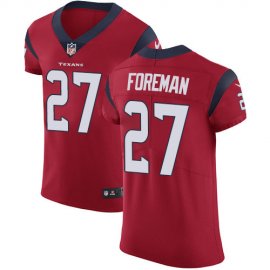 Nike Houston Texans #27 DOnta Foreman Red Alternate Mens Stitched NFL Vapor Untouchable Elite Jersey