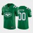 New York Jets Custom Green Mens Nike Big Team Logo Vapor Limited NFL Jersey