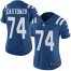 Nike Indianapolis Colts #74 Anthony Castonzo Royal Blue Team Color Womens Stitched NFL Vapor Untouchable Limited Jersey