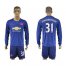 Manchester United #31 Schweinsteiger Away Long Sleeves Soccer Club Jersey