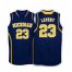 Michigan Wolverines #23 Caris Levert Basketball blue Jersey