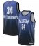 Mens 2023 All-Star #34 Giannis Antetokounmpo Blue Game Swingman Stitched Basketball Jersey