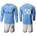 Manchester City #30 Otamendi Home Long Sleeves Soccer Club Jersey