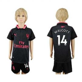 Arsenal #14 Walcott Sec Away Kid Soccer Club Jersey
