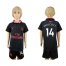 Arsenal #14 Walcott Sec Away Kid Soccer Club Jersey