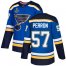 Adidas St. Louis Blues #57 David Perron Blue Home Authentic Stanley Cup Champions Stitched Youth NHL Jersey