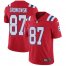 Nike New England Patriots #87 Rob Gronkowski Red Alternate Mens Stitched NFL Vapor Untouchable Limited Jersey