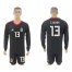 Mexico #13 G.OCHOA Black Goalkeeper 2018 FIFA World Cup Long Sleeve Soccer Jersey