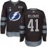 Adidas Tampa Bay Lightning #41 Pierre-Edouard Bellemare Black 2022 Stanley Cup Final Patch 100th Anniversary Stitched NHL Jersey Mens