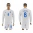 England #8 LAMPARD Goalkeeper Home 2018 FIFA World Cup Long Sleeve Soccer Jersey