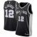 Mens Nike San Antonio Spurs #12 LaMarcus Aldridge Black NBA Swingman Icon Edition Jersey