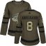 Adidas Detroit Red Wings #8 Justin Abdelkader Green Salute to Service Womens Stitched NHL Jersey