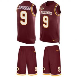 Nike Washington Football Team #9 Sonny Jurgensen Burgundy Red Team Color Mens Stitched NFL Limited Tank Top Suit Jersey