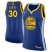 Nike Golden State Warriors #30 Stephen Curry Blue Womens 2022 NBA Finals Swingman Icon Edition Jersey Womens