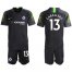 Chelsea #13 Caballero Black Goalkeeper Soccer Club Jersey