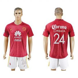 America #24 O.Peralta Away Soccer Club Jersey