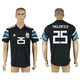 Argentina #25 Tagliafico Away Soccer Country Jersey