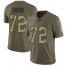 Nike Indianapolis Colts #72 Braden Smith Olive/Camo Mens Stitched NFL Limited 2017 Salute to Service Jersey