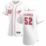 Cincinnati Reds #52 Kyle Farmer Mens Nike White Home 2020 Authentic Player MLB Jersey