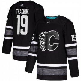 Adidas Calgary Flames #19 Matthew Tkachuk Black 2019 All-Star Game Parley Authentic Stitched NHL Jersey