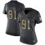 Nike Washington Football Team #91 Ryan Kerrigan Black Womens Stitched NFL Limited 2016 Salute to Service Jersey