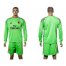 AC Milan Blank Green Goalkeeper Long Sleeves Soccer Club Jersey