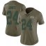 Nike Green Bay Packers #24 Josh Jones Olive Womens Stitched NFL Limited 2017 Salute to Service Jersey