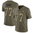 Nike New Orleans Saints #77 Willie Roaf Olive/Camo Mens Stitched NFL Limited 2017 Salute To Service Jersey