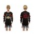 Manchester United #10 Rooney SEC Away Long Sleeves Euro Premium Kid Soccer Club Jersey