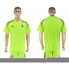 Mexico Fluorescent Green Goalkeeper 2018 FIFA World Cup Soccer Jersey