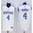 Kentucky Wildcats #4 Rajon Rondo White Basketball Stitched NCAA Jersey