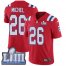 Nike New England Patriots #26 Sony Michel Red Alternate Super Bowl LIII Bound Mens Stitched NFL Vapor Untouchable Limited Jersey