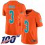 Nike Miami Dolphins #3 Josh Rosen Orange Youth Stitched NFL Limited Inverted Legend 100th Season Jersey