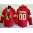 Chicago Blackhawks #00 Clark Griswold Red Pullover Hoodie Stitched NHL Jersey
