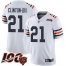 Nike Chicago Bears #21 Ha Ha Clinton-Dix White Alternate Mens Stitched NFL Vapor Untouchable Limited 100th Season Jersey