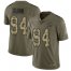 Nike Chicago Bears #94 Robert Quinn Olive/Camo Mens Stitched NFL Limited 2017 Salute To Service Jersey