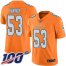 Nike Miami Dolphins #53 Kyle Van Noy Orange Mens Stitched NFL Limited Rush 100th Season Jersey