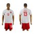 Poland #13 Rybus Home Soccer Country Jersey