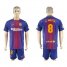 Barcelona #8 A.Iniesta Home Soccer Club Jersey