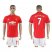 Manchester United #7 Beckham Red Home Soccer Club Jersey