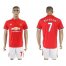 Manchester United #7 Beckham Red Home Soccer Club Jersey