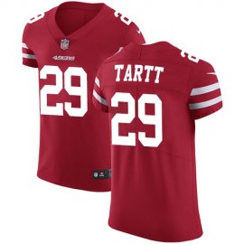 Nike San Francisco 49ers #29 Jaquiski Tartt Red Team Color Mens Stitched NFL Vapor Untouchable Elite Jersey