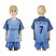 Manchester City #7 Sterling Home Kid Soccer Club Jersey