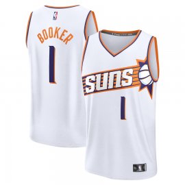 Devin Booker Phoenix Suns Fanatics Branded 2023/24 Fast Break Replica Jersey – Association Edition – White
