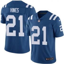 Nike Indianapolis Colts #21 Nyheim Hines Royal Blue Team Color Mens Stitched NFL Vapor Untouchable Limited Jersey