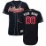 Atlanta Braves Majestic Alternate 2019 Authentic Collection Flex Base Custom Jersey Navy