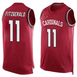 Nike Arizona Cardinals #11 Larry Fitzgerald Red Team Color Mens Stitched NFL Limited Tank Top Jersey
